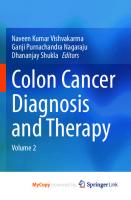 Colon Cancer Diagnosis and Therapy: Volume 2 [2 ed.]
 303064667X, 9783030646677