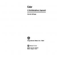 Color: a multidisciplinary approach [1 ed.]
 3906390187, 9783906390185