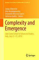 Complexity and Emergence: Lake Como School of Advanced Studies, Italy, July 22–27, 2018 (Springer Proceedings in Mathematics & Statistics, 383)
 3030957020, 9783030957025