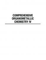 Comprehensive Organometallic Chemistry IV. Volume 13: Applications II. d- and f-Block Metal Complexes in Organic Synthesis - Part 2 [13]
 9780128202067