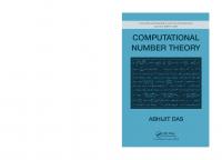 Computational number theory
 9781482205824, 1482205823