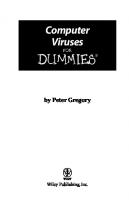 Computer Viruses for Dummies
 0764574183, 9780764574184