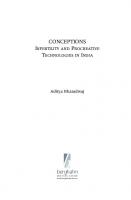 Conceptions: Infertility and Procreative Technologies in India
 2016021769, 9781785332302, 9781785332319, 1785332317