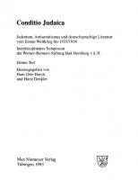 Conditio Judaica: Teil 3 Judentum, Antisemitismus und deutschsprachige Literatur vom Ersten Weltkrieg bis 1933/1938 [Reprint 2011 ed.]
 9783110921090, 9783484106901