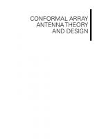 Conformal Array Antenna Theory and Design
 9780471465843, 0471465844