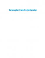 Construction project administration [9th ed]
 9780135000076, 0135000076