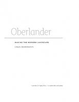 Cornelia Hahn Oberlander: making the modern landscape
 9780813935362, 9780813934594, 9780813938264