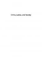 Crime, Justice, and Society: An Introduction to Criminology
 9781685850814