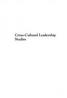 Cross-cultural Leadership Studies
 1949991385, 9781949991383