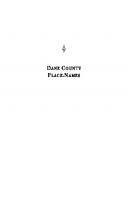 Dane County Place-Names [1 ed.]
 9780299232931, 9780299232948
