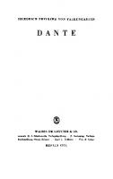 Dante [Reprint 2018 ed.]
 9783110876703, 9783110032079