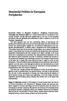 Decolonial Politics in European Peripheries (Southeast European Studies) [1 ed.]
 9781032160351, 9781032160382, 9781003246848, 1032160357