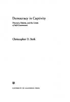 Democracy in Captivity: Prisoners, Patients, and the Limits of Self-Government
 9780520394964