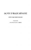 Denys d'Halicarnasse: Opuscules rhétoriques: Thucydide - Seconde lettre à Ammée [4]
 2251004106