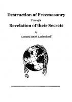 Destruction of Freemasonry Through Revelation of Their Secrets