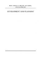 Development and Planning : Essays in Honour of Paul Rosenstein-Rodan [1 ed.]
 9780203836217, 9780415596121