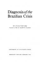 Diagnosis of the Brazilian Crisis [Reprint 2020 ed.]
 9780520326286