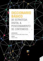 Diccionario Basico De Estrategia Digital Y Posicionamiento De Contenidos