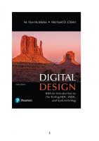 Digital Design: With an Introduction to the Verilog Hdl, Vhdl, and Systemverilog [6th edition]
 9780134549897, 0134549899
