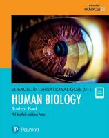 Edexcel International GCSE (9-1) Human Biology Student Book
 9780435184988