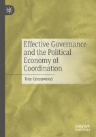 Effective Governance and the Political Economy of Coordination
 3031303822, 9783031303821