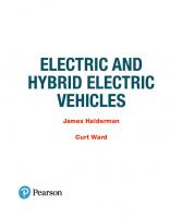 Electric and Hybrid Electric Vehicles
 0137532121, 9780137532124