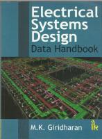 Electrical Systems Design Data Handbook