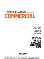 ELECTRICAL WIRING: COMMERCIAL, 8th CANADIAN EDITION [8 ed.]
 9780176900755, 9780176831561, 0176900756