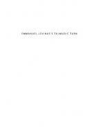Emmanuel Levinas's Talmudic Turn: Philosophy and Jewish Thought
 9781503629608
