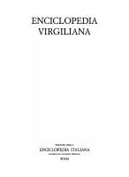 Enciclopedia virgiliana. Opere-Indici [Vol. 5.2]
