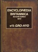 Encyclopaedia Britannica [11, 7 ed.]