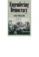 Engendering Democracy
 9780745668178