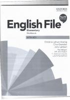 English File Elementary. Workbook with Key [Fourth ed.]
 0194032892, 9780194032896