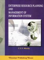 Enterprise Resource Planning and Management Information Systems : Text and Case Studies [1 ed.]
 9789350432778, 9789350245620