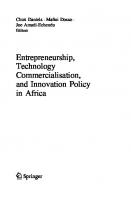 Entrepreneurship, Technology Commercialisation, and Innovation Policy in Africa
 3030582396, 9783030582395