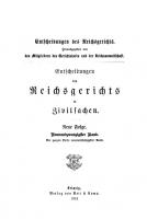 Entscheidungen des Reichsgerichts in Zivilsachen: Band 29 [Reprint 2022 ed.]
 9783112678480, 9783112678473