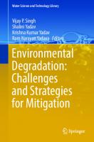 Environmental Degradation: Challenges and Strategies for Mitigation (Water Science and Technology Library, 104)
 3030955419, 9783030955410