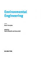 Environmental Engineering: Basic Principles
 9783110468038, 9783110468014