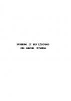 Euripide et les légendes des Chants cypriens: des origines de la guerre de Troie à l'Iliade [2 ed.]
 9782251326689, 2251326685