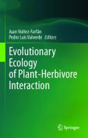 Evolutionary Ecology of Plant-Herbivore Interaction [1st ed.]
 9783030460112, 9783030460129