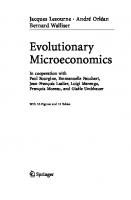 Evolutionary microeconomics [1 ed.]
 9783540285366, 3540285369