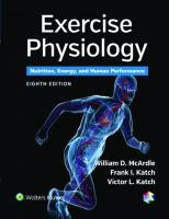 Exercise Physiology: Nutrition, Energy, and Human Performance [8 ed.]
 9781451191554, 1451191553, 9781451193831, 1451193831, 9781469864402, 1469864401