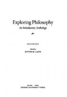 Exploring philosophy: an introductory anthology [6th ed]
 9780190674335, 0190674334