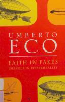 Faith in Fakes: Travels in Hyperreality
 9780749396282
