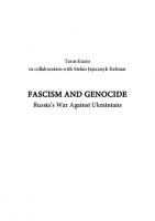 Fascism and Genocide: Russia’s War Against Ukrainians [1. ed.]
 9783838217840, 9783838216911, 9783838217482, 9783838217734, 9783838218700, 9783838277912