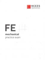 FE mechanical practice exam [2017 ed.]
 9781932613858, 1932613854