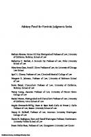 Feminist Judgments: Health Law Rewritten [1 ed.]
 9781316516768, 9781009025010, 9781009015295