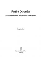 Fertile Disorder : Spirit Possession and Its Provocation of the Modern
 9780824837785, 0824837789
