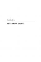 Field Guide to Wisconsin Sedges: An Introduction to the Genus Carex (Cyperaceae) [1 ed.]
 0299225909, 9780299225902