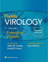 Fields Virology, 7th ed., Volume 1 - Emerging Viruses [7 ed.]
 9781975112547